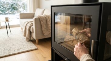 Cheminée, poêle à bois : ce geste de 2 secondes avant les bûches évite de voir votre bois partir en fumée cet hiver