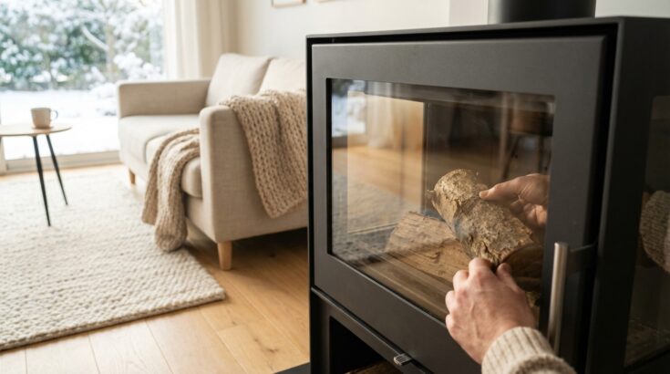 Cheminée, poêle à bois : ce geste de 2 secondes avant les bûches évite de voir votre bois partir en fumée cet hiver