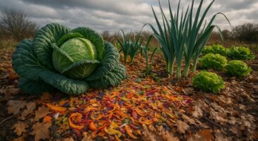 Ne jetez plus ces déchets de cuisine : ce paillage booste le potager d'hiver en quelques semaines
