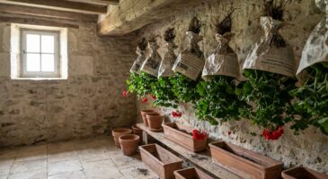 Ne jetez plus vos géraniums en automne : cette méthode d’hivernage méconnue les fait repartir sans arrosage