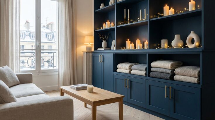 Ne jetez plus votre étagère bas prix : ce DIY express en 3 gestes la transforme en meuble chic cet hiver