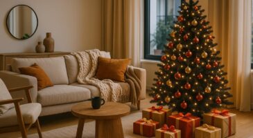 Noël : cette couleur de sapin ultra chic fait oublier le sapin naturel, les décorateurs la plébiscitent