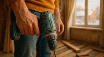 Perceuse qui chauffe et sent le brûlé : ce geste simple l'empêche de rendre l'âme en plein bricolage cet hiver