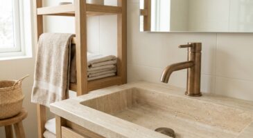 Plus personne ne veut de robinet noir : ce métal chaleureux envahit les rénovations chic de cuisines et salles de bain