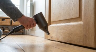 Porte en bois gonflée qui coince : cette technique sèche à faire tout de suite avant d'abîmer définitivement le battant