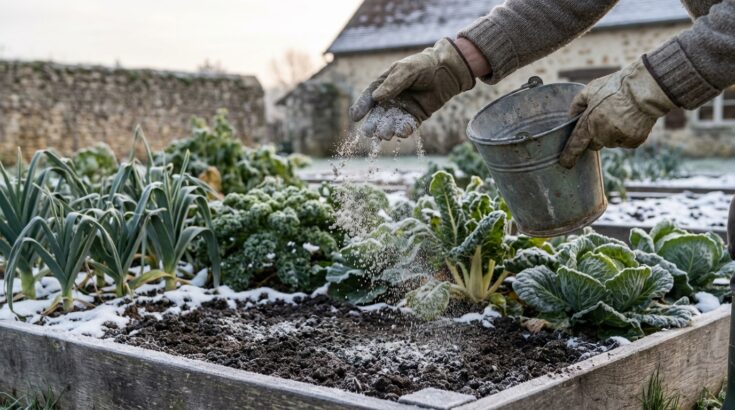 Potager gelé : ce résidu du poêle peut relancer vos cultures fin d’hiver (mais gare à cette erreur fréquente)