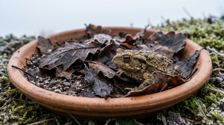 Sans cette astuce toute simple dans votre jardin, grenouilles et crapauds ne passeront pas l'hiver