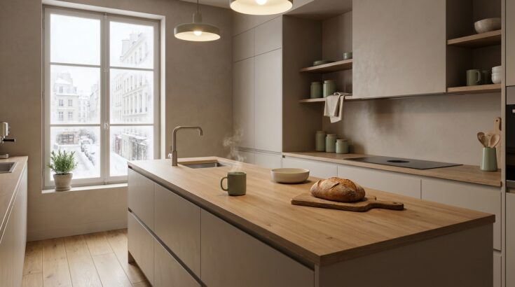 Si votre cuisine est vert sauge, cette nouvelle couleur va la faire paraître démodée dès 2026