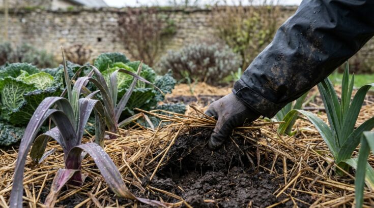 Sol détrempé sous le paillage : cette mauvaise réaction que font tous les jardiniers ruine le potager d'hiver
