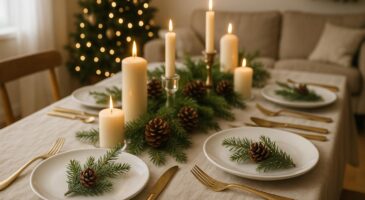 Table de Noël : cette astuce mini-budget avec ce basique de votre vaisselle change tout, les stylistes l’adorent