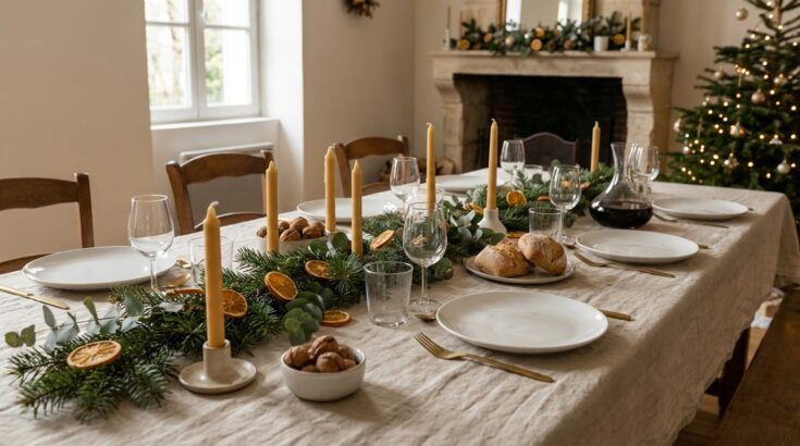 Table de noël chic : cette astuce express en 15 minutes fera croire à vos invités que vous y avez passé des heures
