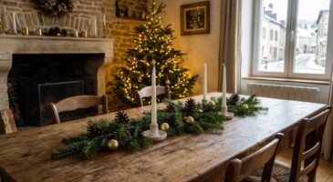 Table de noël : ne gaspillez plus en déco, ces branches + une astuce avec des bougies suffisent pour un centre bluffant