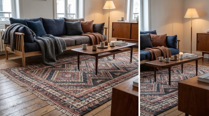 Tapis berbère : ce classique qu'on croyait ringard revient en force, à condition d'éviter cette erreur dans votre salon