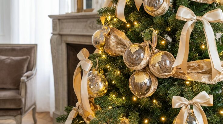 Vos vieilles boules de Noël en plastique : cette astuce enfantine les transforme en décor de vitrine de luxe