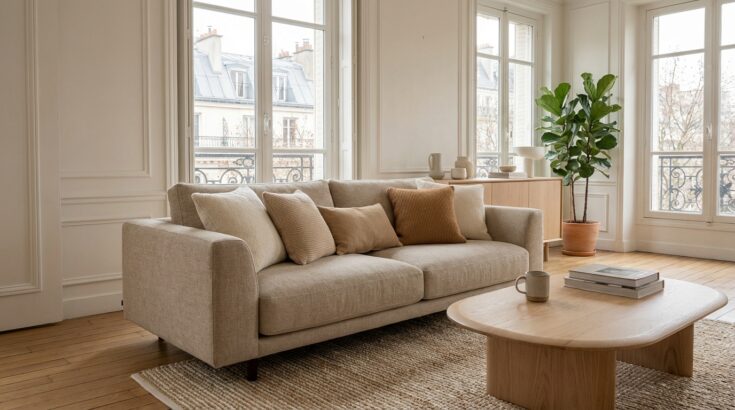 Alinéa : ce tapis en jute et coton recyclé à 69 € réchauffe le salon, rupture de stock en vue