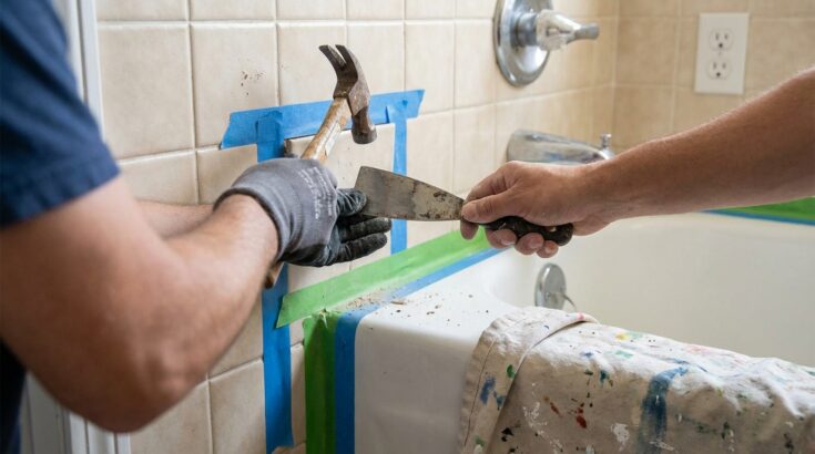 Carrelage mural : cette méthode méconnue pour retirer un carreau sans casse avant de tout casser