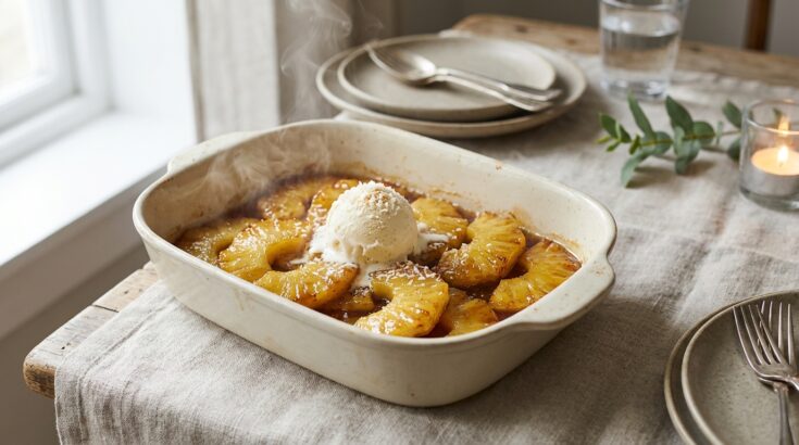 Ce dessert chaud-froid au fruit exotique vanillé va transformer vos soirées d’hiver en véritable voyage en 20 minutes
