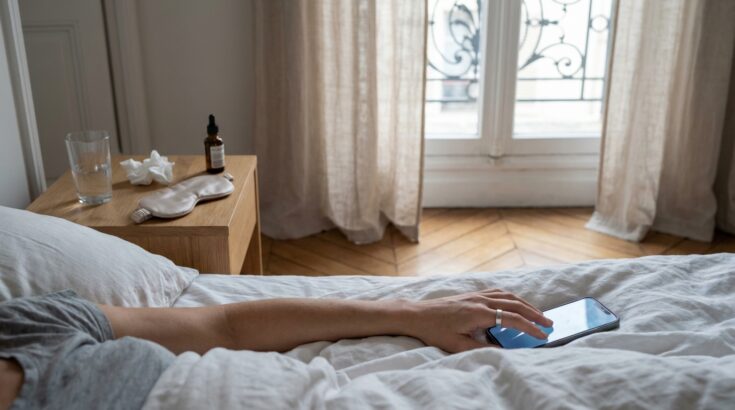 Ce rituel du soir avec votre smartphone au lit ruine vos nuits et marque votre peau, et presque tout le monde le fait