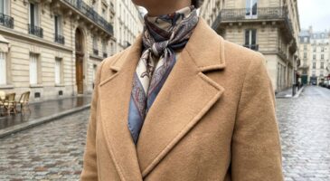 Cette technique de styliste avec un simple accessoire d’hiver affine la silhouette en un geste, à adopter dès maintenant