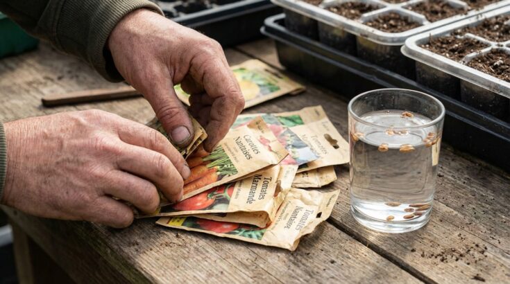 Graines de l'an passé : ce test express avec un simple verre révèle en 3 minutes celles à jeter avant semis