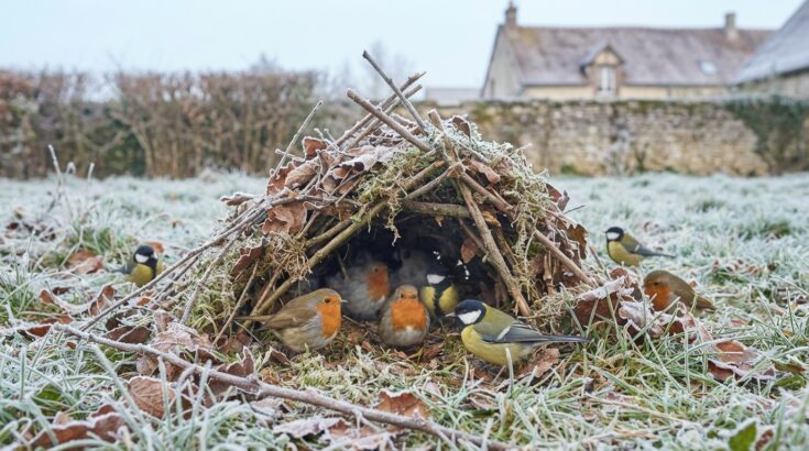 Hiver : si vous avez une mangeoire, ce mini-refuge oublié est vital pour vos oiseaux épuisés par le froid