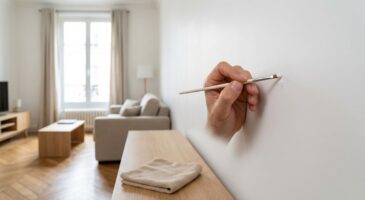 Mur peint rayé : cette astuce express efface la marque en 5 minutes, sans rouleau ni gros travaux chez vous