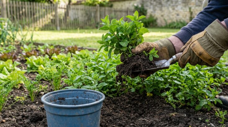 Potager envahi : si cette plante aromatique se propage partout, surtout ne l'arrachez pas, faites plutôt ce geste