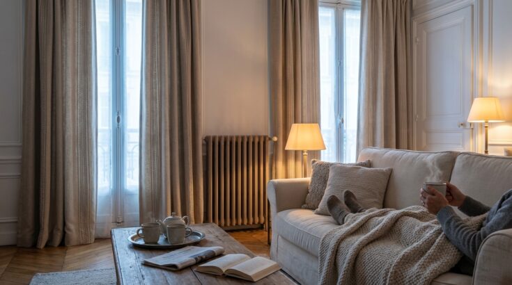 Se chauffer sans dépenser : ces rideaux méconnus font gagner 2 °C sans toucher au thermostat